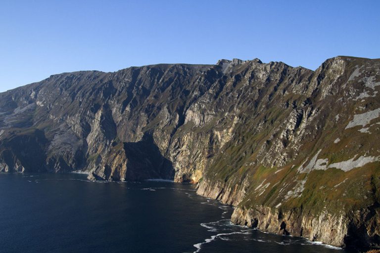 Climbing the Slieve League Cliffs in Ireland
