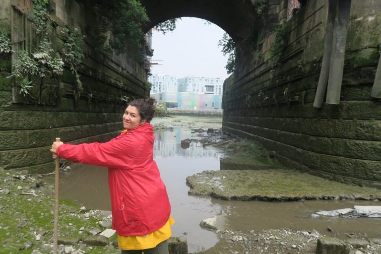 A Wild Day Out at Deptford Creek During Low Tide